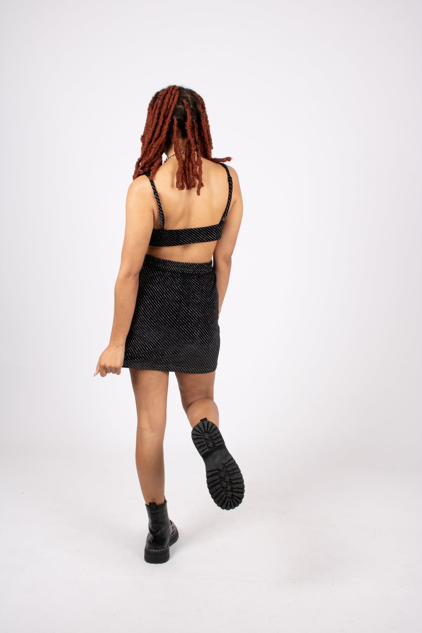 Diamanté Tie-Up Bralet