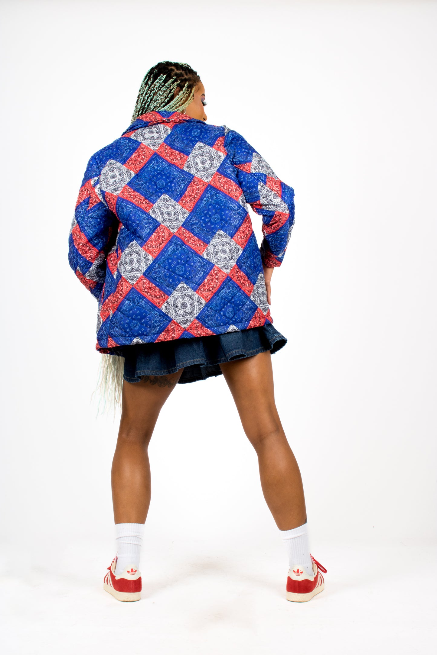 Bandana Patchwork Quilted Jacket