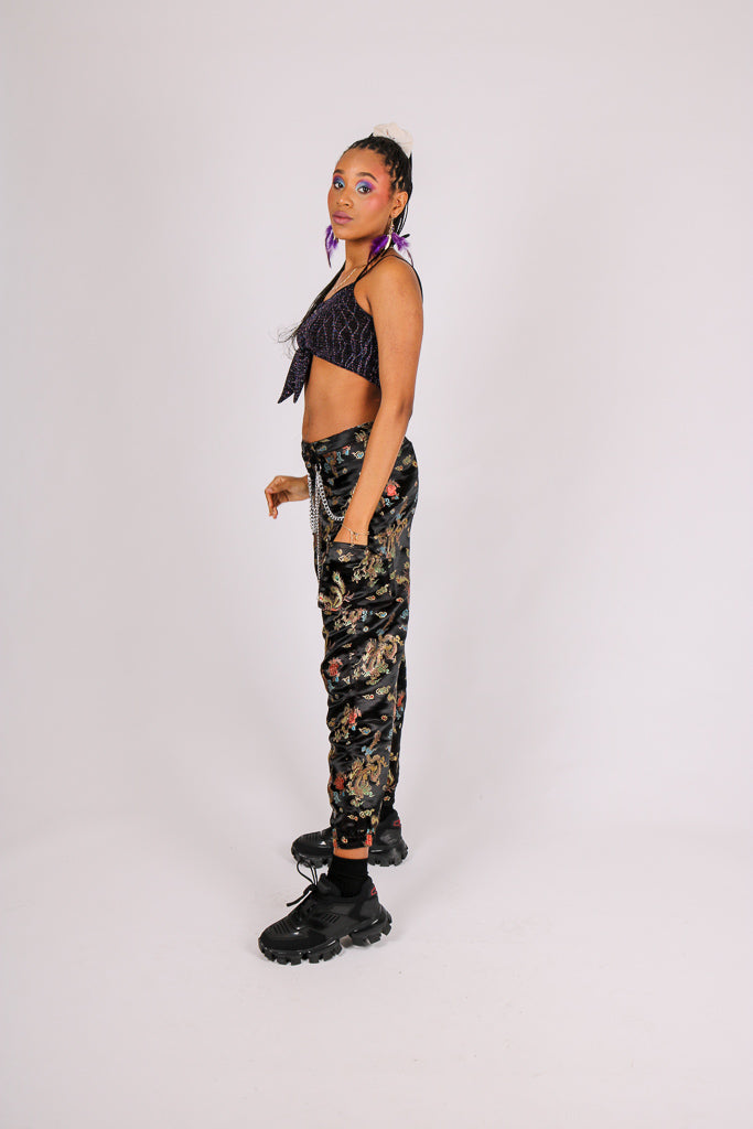 Dragon Jacquard Relaxed Cargo Trousers Relaxed Cargo Trouser