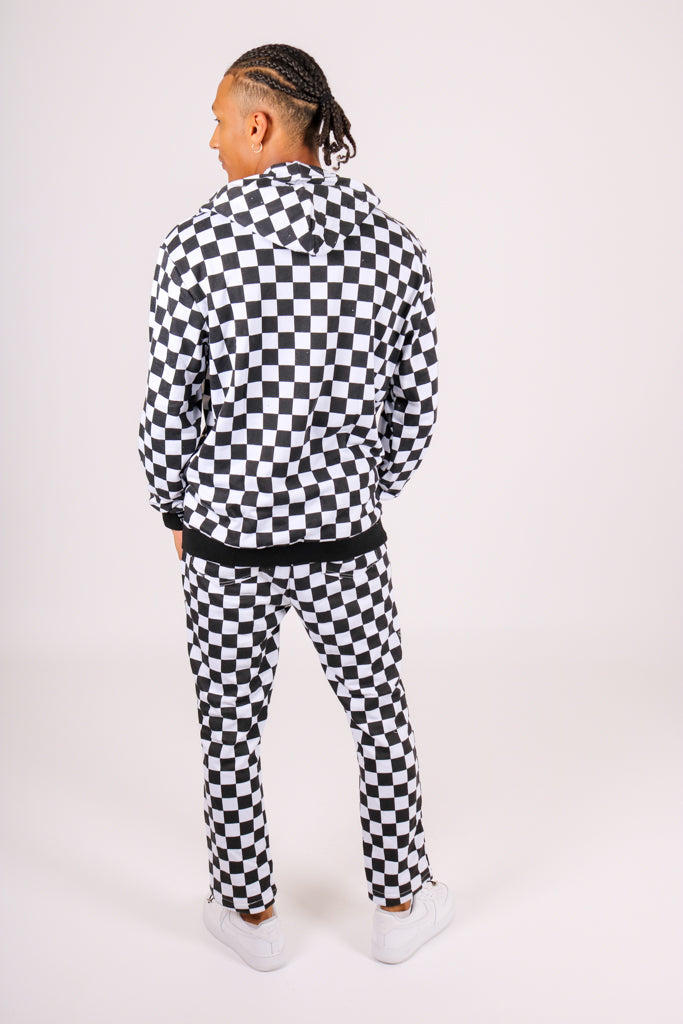 Checkered Hoodie & Joggers
