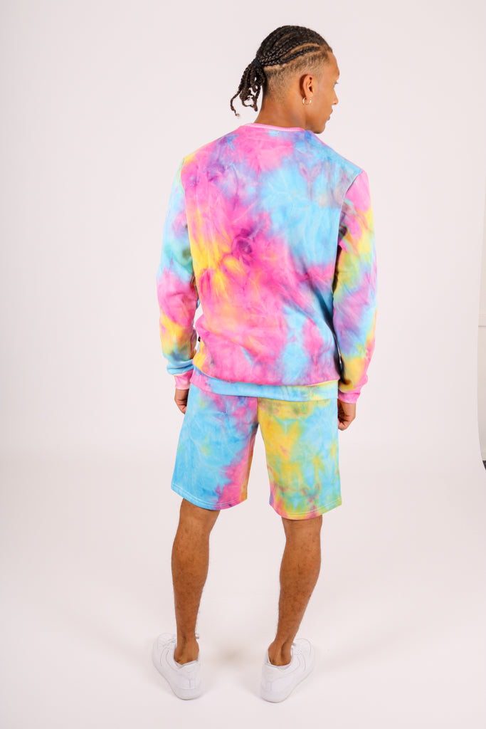 Multi-Colour Tie Dye Shorts