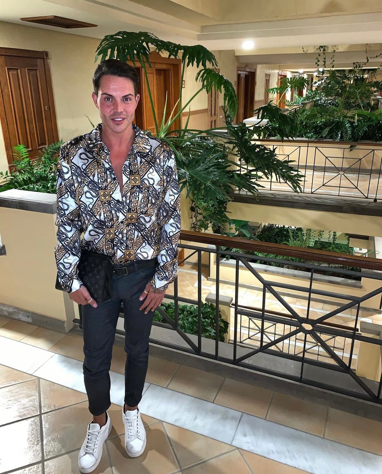 Chain & Snake Geometric Party Shirt