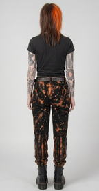 Bleach Wash Orange Joggers