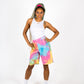 ONE ABOVE ANOTHER Multi-Colour Tie Dye Shorts