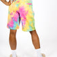ONE ABOVE ANOTHER Multi-Colour Tie Dye Shorts