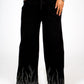 ONE ABOVE ANOTHER Diamanté Flame Wide Jogger
