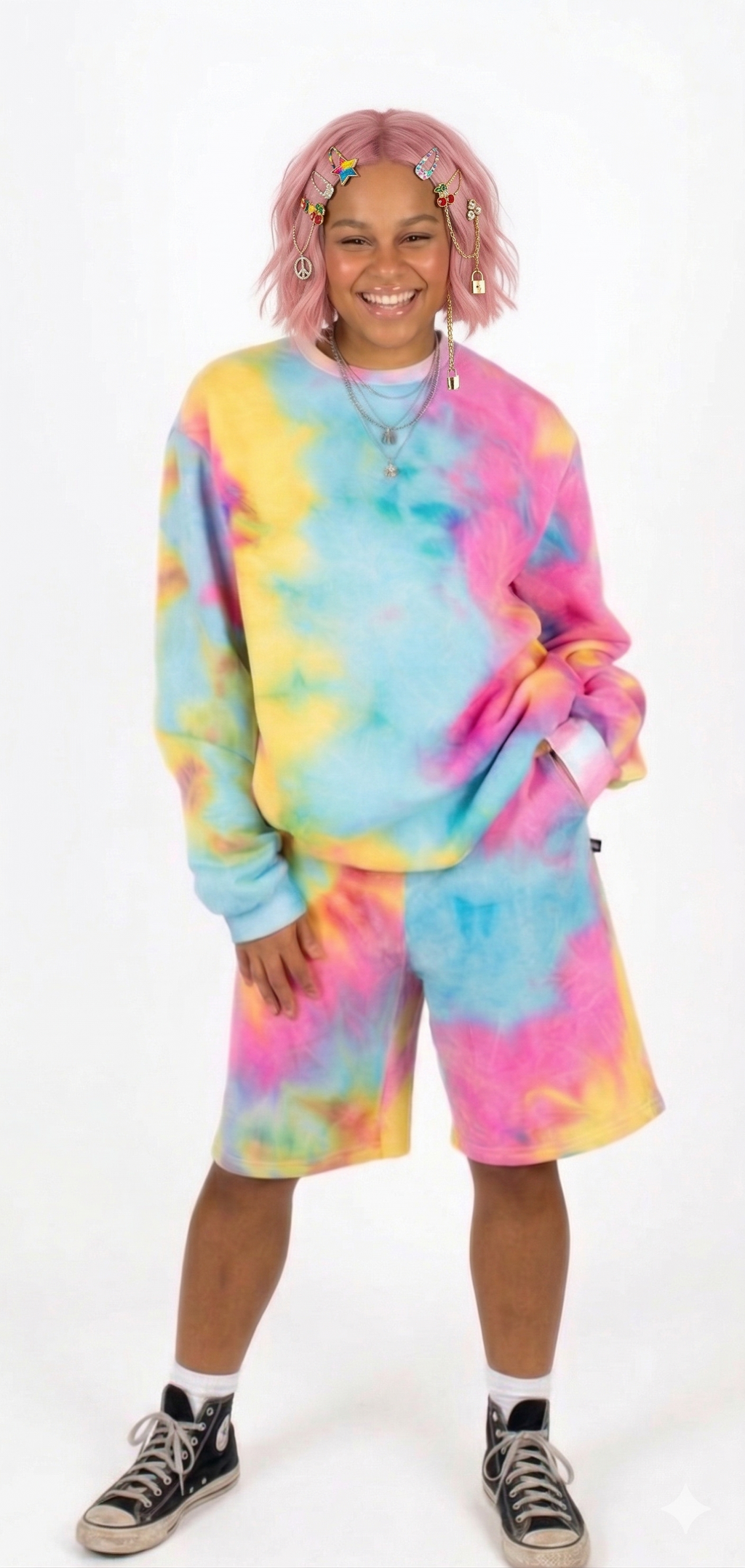 Multi-Colour Tie Dye Sweater
