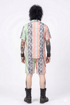 Splice Snake Print Shirt