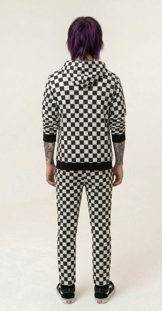 Checkered Hoodie & Joggers