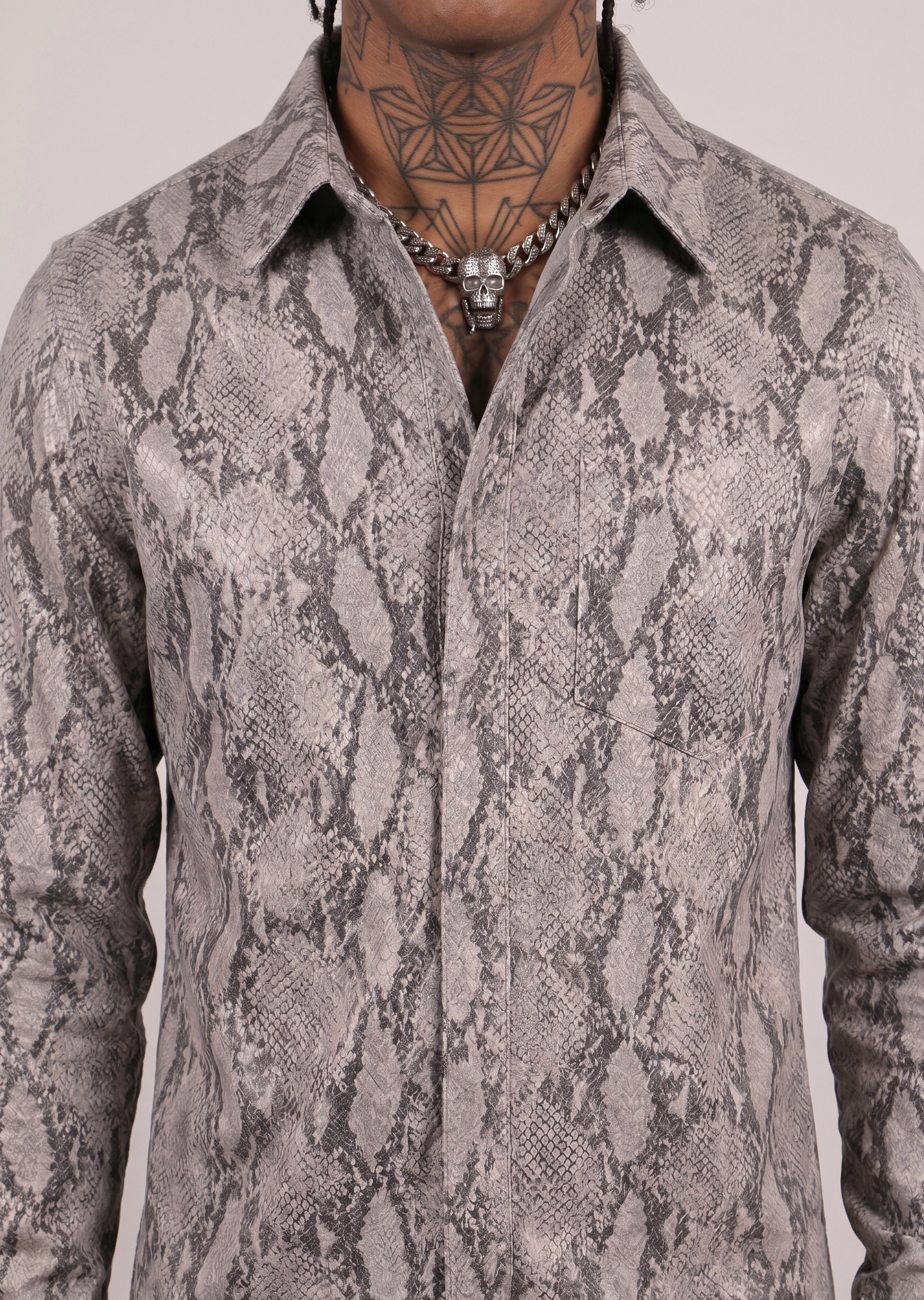 Grey Croc Party Shirt