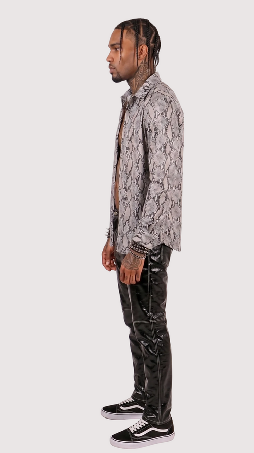 Grey Croc Party Shirt