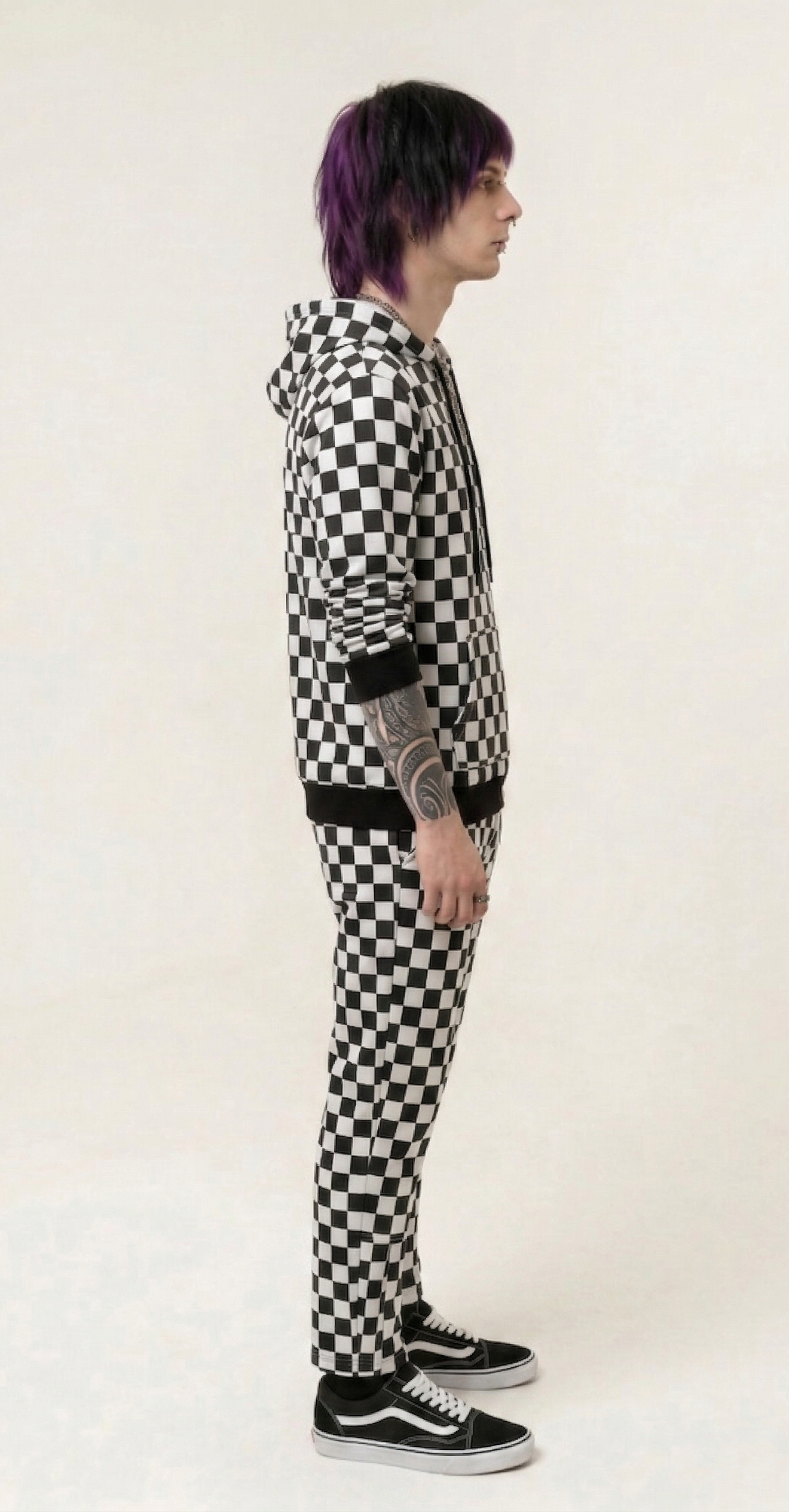 Checkered Hoodie & Joggers