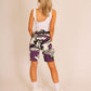 ONE ABOVE ANOTHER Purple Camo Cargo Shorts
