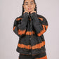 ONE ABOVE ANOTHER Oversized Orange Tie Dye Denim Jacket