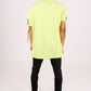 ONE ABOVE ANOTHER Oversized Lime T-Shirt With String Detailing