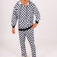 ONE ABOVE ANOTHER Checkered Hoodie & Joggers