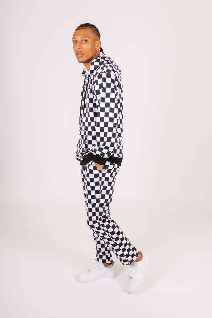 Checkered Hoodie & Joggers