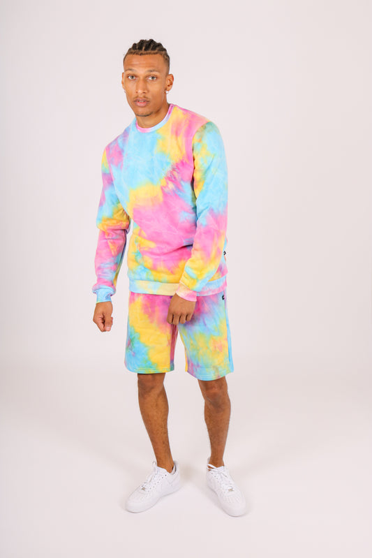 ONE ABOVE ANOTHER Multi-Colour Tie Dye Sweater