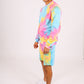 ONE ABOVE ANOTHER Multi-Colour Tie Dye Shorts
