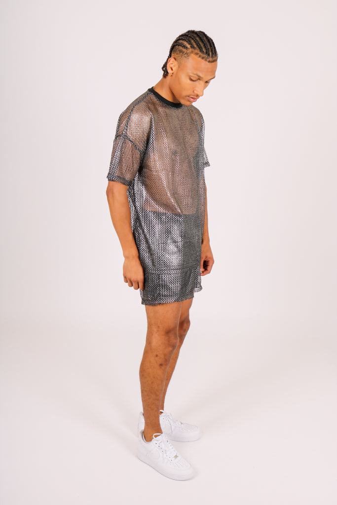 Mesh t outlet shirt for men