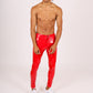 ONE ABOVE ANOTHER Red Gloss Vinyl Meggings