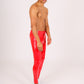 ONE ABOVE ANOTHER Red Gloss Vinyl Meggings