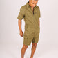 ONE ABOVE ANOTHER All-In-One Khaki Denim Jumpsuit