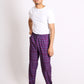 ONE ABOVE ANOTHER Purple Check Tailored Trouser