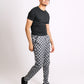 ONE ABOVE ANOTHER Geometric Printed Tailored Trousers