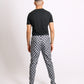 ONE ABOVE ANOTHER Geometric Printed Tailored Trousers