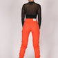 ONE ABOVE ANOTHER Orange Cargo Trouser With Chains