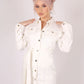 ONE ABOVE ANOTHER White Belted Denim Jacket Dress